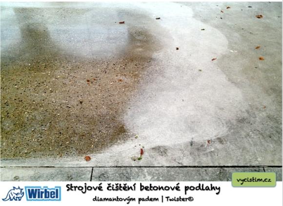 Leštění betonové podlahy