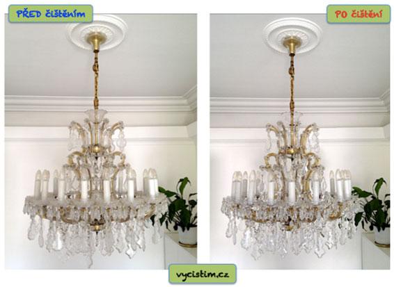  Čištění historických lustrů