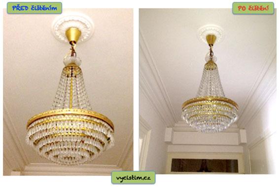 Čištění keramických lustrů