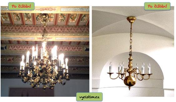 Ultrazvukové čištění lustrů