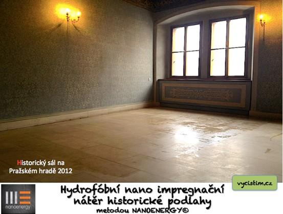 Nano impregnace mramorové dlažby