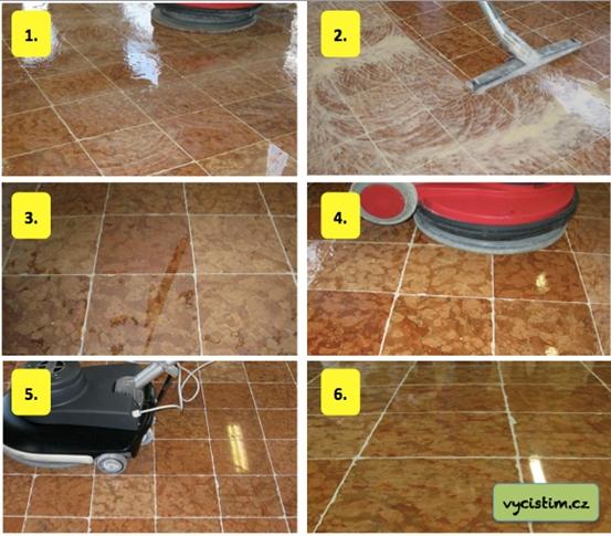 Renovace a čištění mramoru