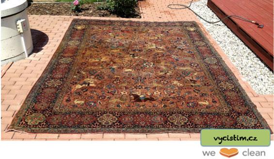Odstranění skvrn z perských koberců
