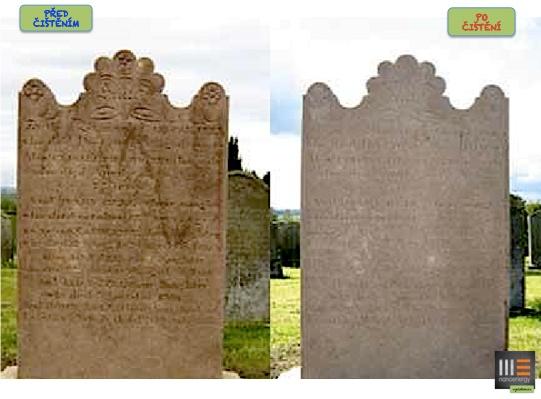 Čištění žulových památníků