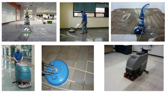 Čištění podlah, strojní čištění podlah