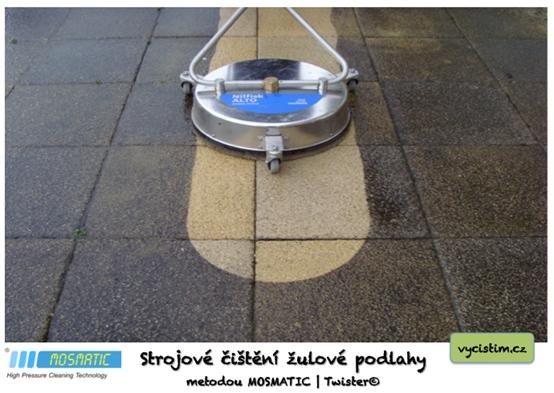 Čištění žulových schodů