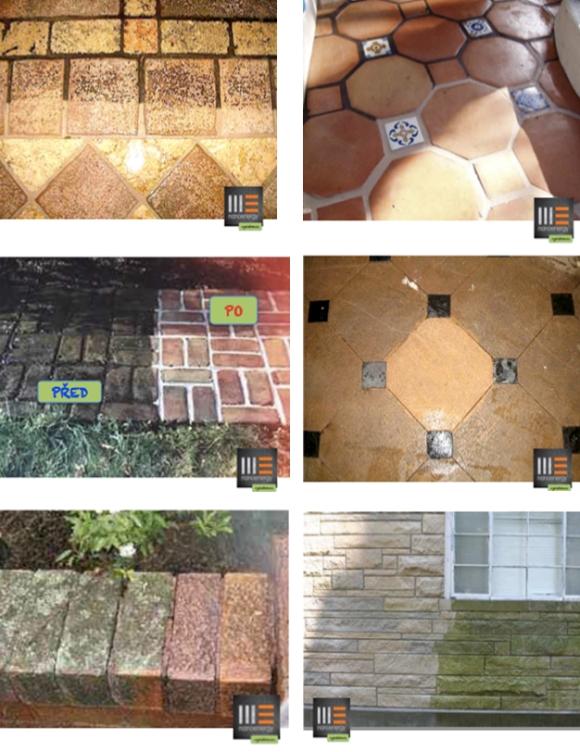 Čištění povrchů kamene