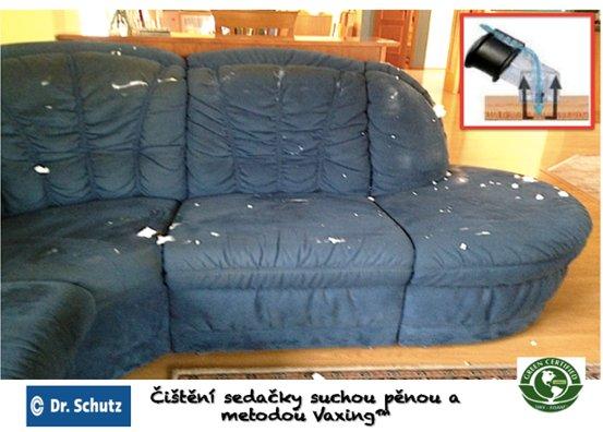 Bezpečné čištění sedaček