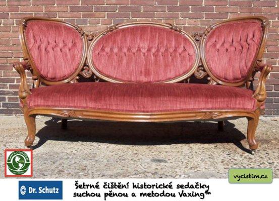 Certifikované suché čištění sedaček