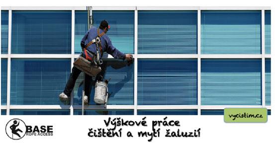 Výškové mytí zimních zahrady